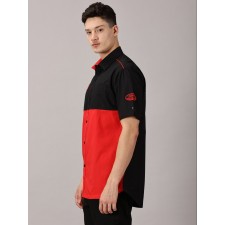 POLOKOŠILE (TRIČKO S LÍMEČKEM) ČERNO-ČERVENÉ - JAWA - (UNISEX)